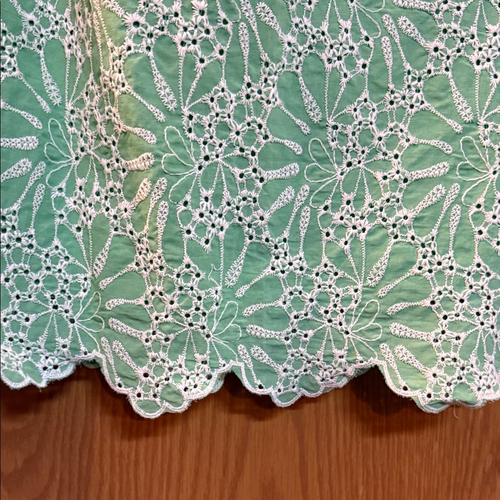 NWT LOFT Mint Green Floral Shift Dress - Picture 4 of 4
